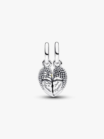 Pandora Charm Pendente Uccellini Innamorati Divisibile