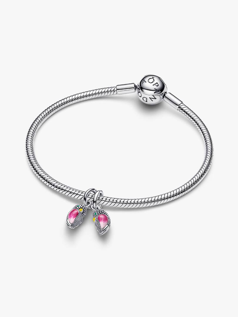 Pandora Charm Pendente Uccellini Innamorati Divisibile