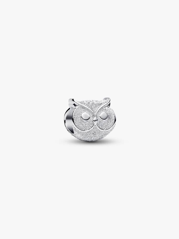 Pandora Mini Charm Gufo effetto diamantato