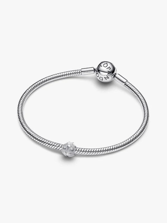 Pandora Mini Charm Coccinella effetto diamantato