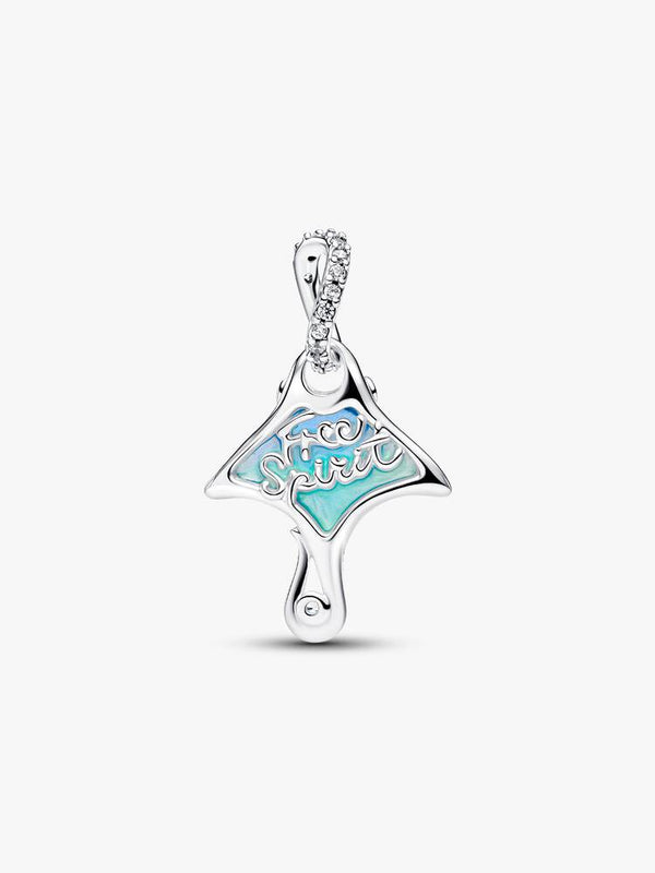 Pandora Charm Pendente Manta Vetro di Murano