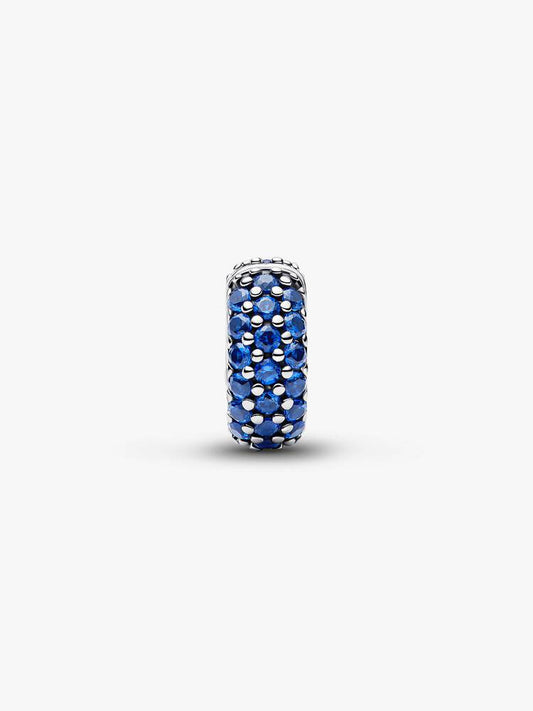 Pandora Clip Pietre Blu Oceano