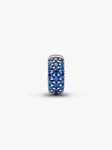 Pandora Clip Pietre Blu Oceano