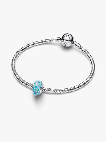 Pandora Charm Vetro di Murano Acqua Cristallina