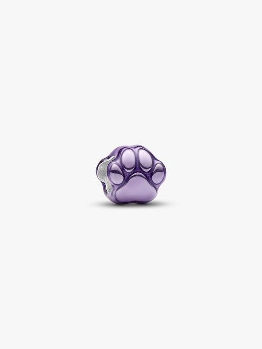Pandora Mini Charm Zampa effetto metallico viola
