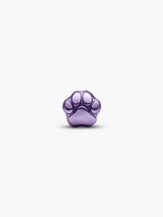 Pandora Mini Charm Zampa effetto metallico viola