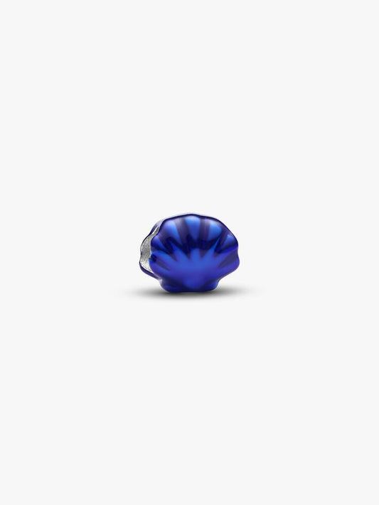 Pandora Mini Charm Conchiglia effetto metallico blu