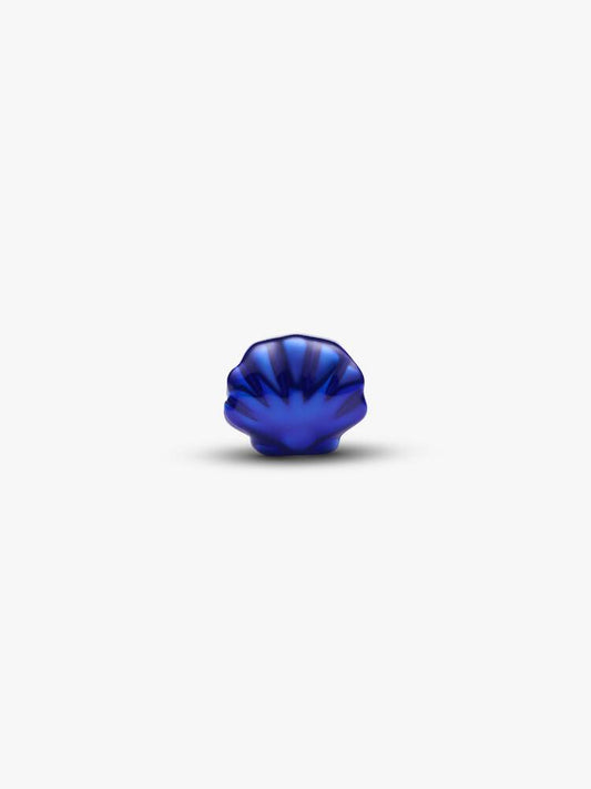 Pandora Mini Charm Conchiglia effetto metallico blu