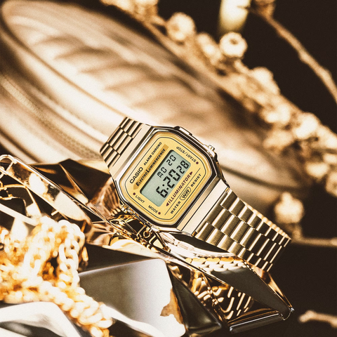 Casio - Orologio Iconic A168WG-9