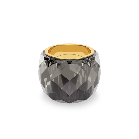 Swarovski Anello Nirvana, Grigio, PVD oro