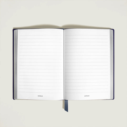 Montblanc - Blocco note medio, Meisterstück Around the World in 80 Days, blu, pagine a righe