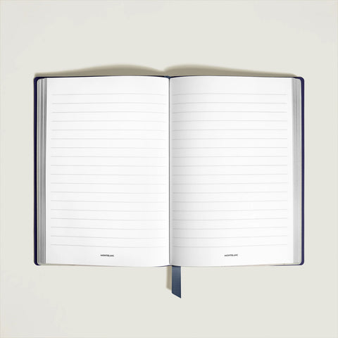 Montblanc -  Blocco note medio, Meisterstück Around the World in 80 Days, blu, pagine a righe