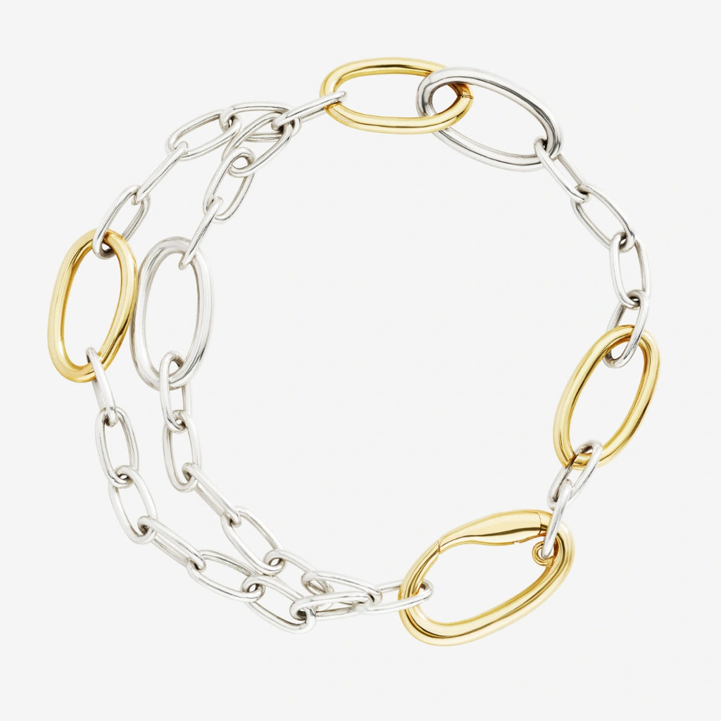 DoDo - Bracciale essentials argento & argento dorato