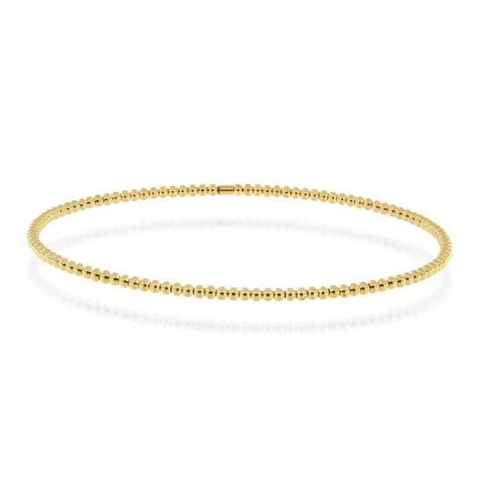 Dédié- Bracciale Saldato semirigido Atena Sfere Titanio e Oro 18kt.