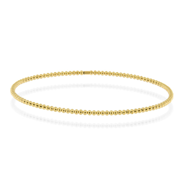 Dédié- Bracciale Saldato semirigido Atena Sfere Titanio e Oro 18kt.