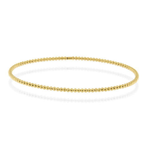 Dédié- Bracciale Saldato semirigido Atena Sfere Titanio e Oro 18kt.