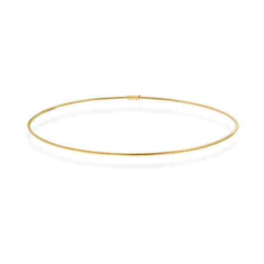 Dédié- Bracciale Saldato semirigido Atena Titanio e Oro 18kt.