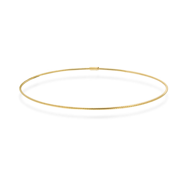 Dédié- Bracciale Saldato semirigido Atena Titanio e Oro 18kt.