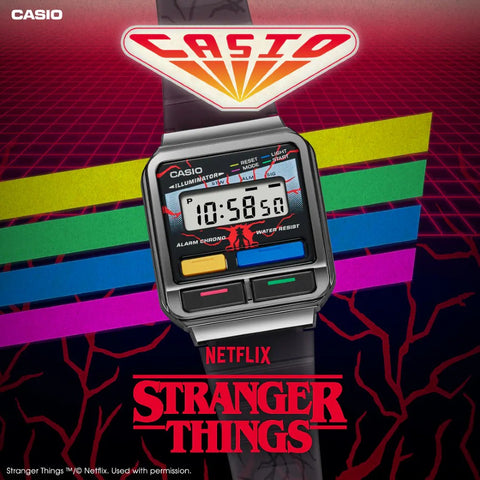 Casio - Vintage A120WEST-1A Collaborazione con Stranger Things