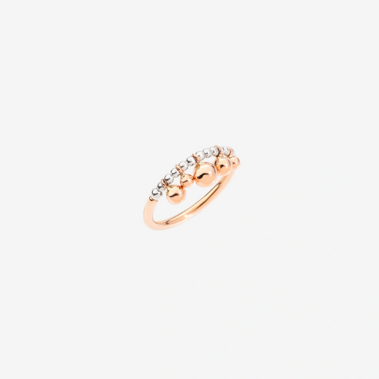 DoDo - Anello Bollicine Oro Rosa 9K