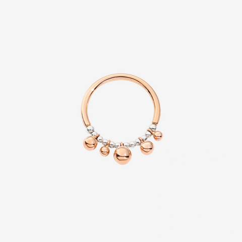 DoDo - Anello Bollicine Oro Rosa 9K