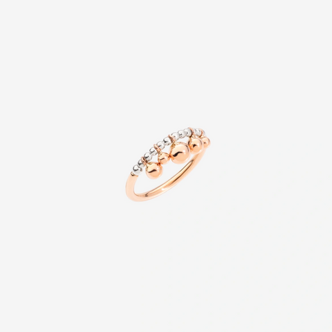 DoDo - Anello Bollicine Oro Rosa 9K