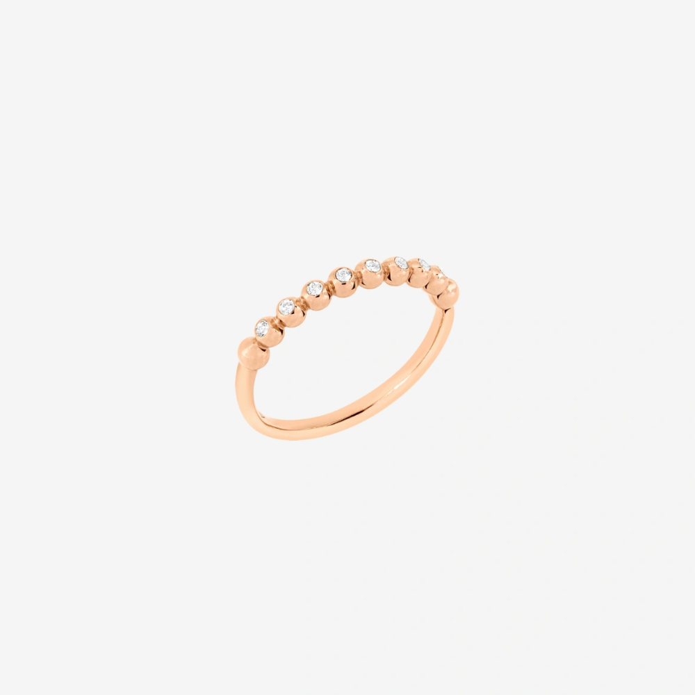 DoDo - Anello Bollicine Prezioso 8 Diamanti