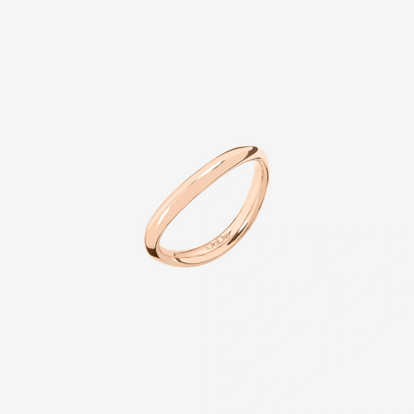 DoDo - Anello Wave Essentials Oro Rosa 9K