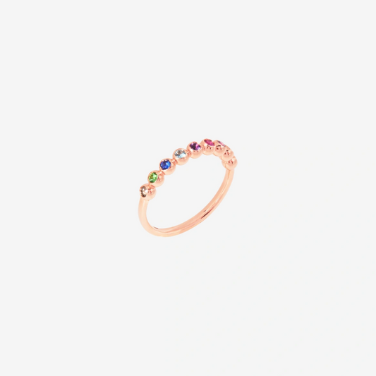 DoDo - Anello Bollicine 9 Pietre