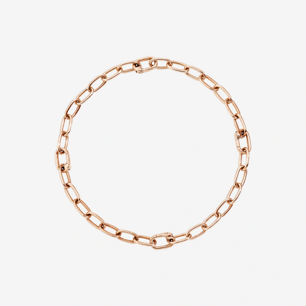 DoDo - Bracciale Maglie Apribili Essentials Oro Rosa 18K