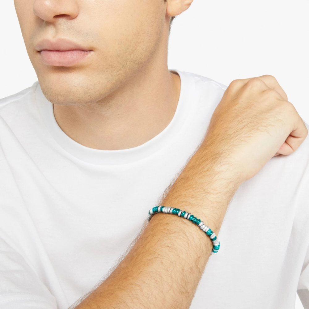 DoDo - Bracciale Rondelle Verde