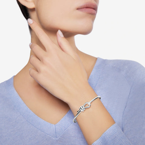 DoDo - Bracciale bangle nodo argento