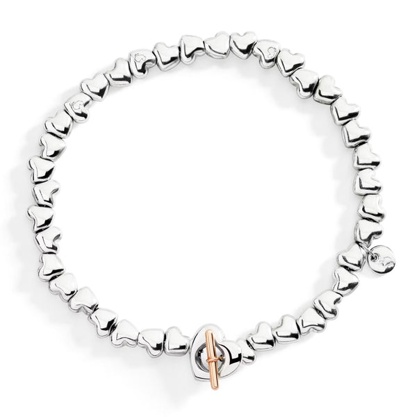 DoDo - Bracciale cuore argento