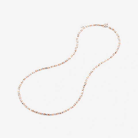 DoDo - Collana Mini Granelli Oro Rosa 9K e Argento