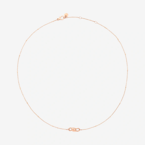 DoDo - Collana Chocker Nodo Oro Rosa 9K