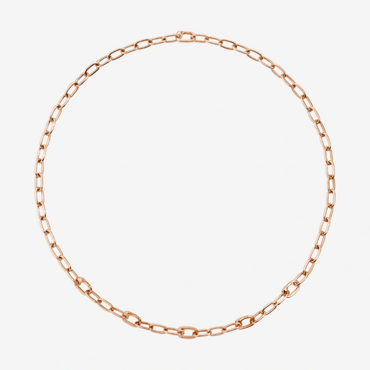 DoDo - Collana Maglie Apribli Essentials Oro Rosa 18K