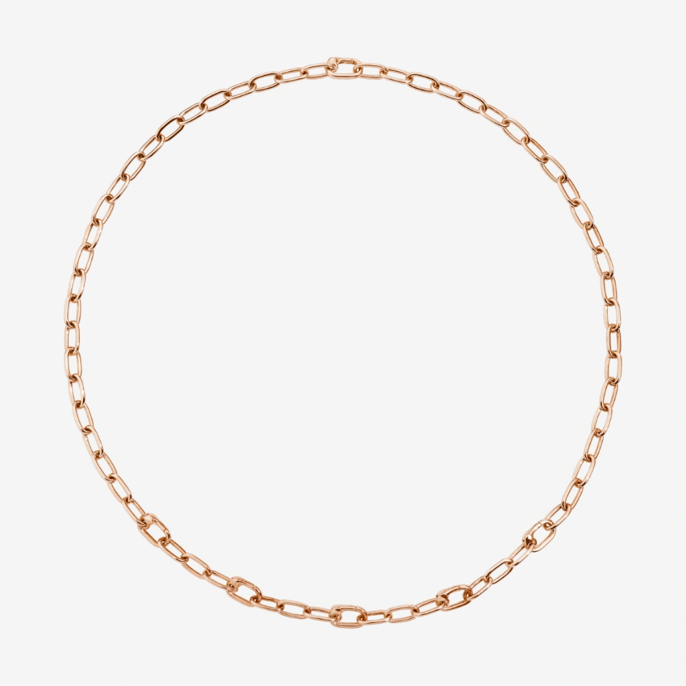 DoDo - Collana Maglie Apribli Essentials Oro Rosa 18K