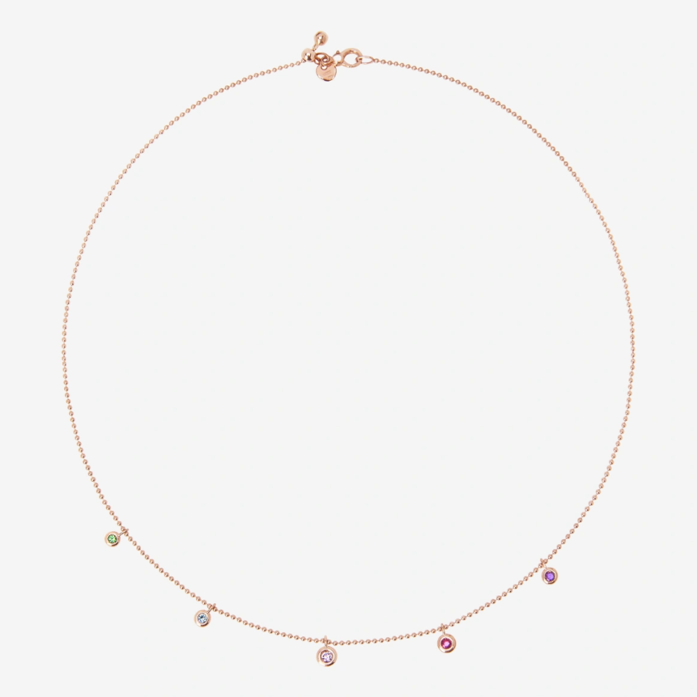DoDo - Collana Bollicine 5 Pietre