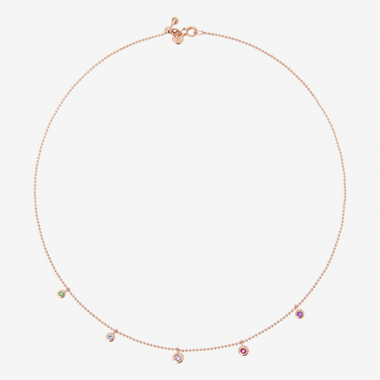 DoDo - Collana Bollicine 5 Pietre