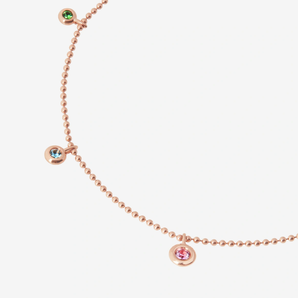 DoDo - Collana Bollicine 5 Pietre