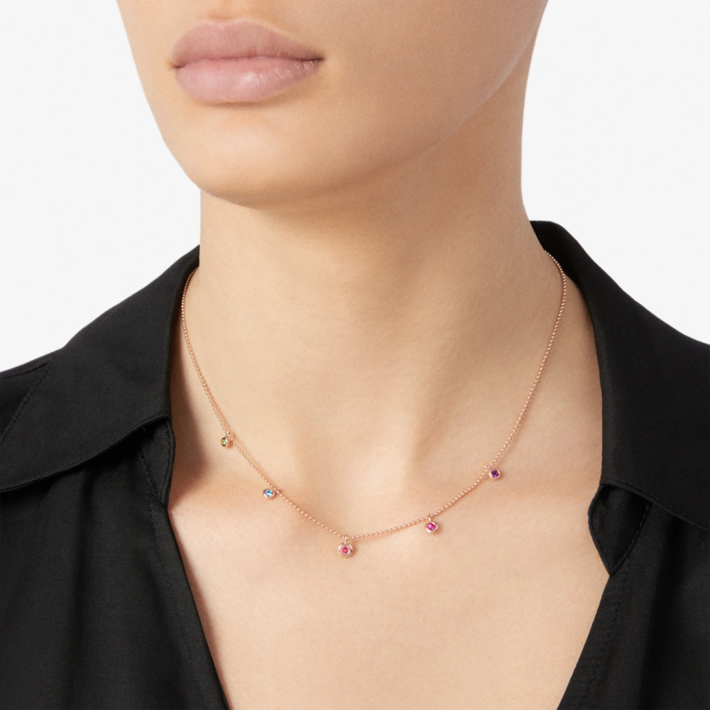 DoDo - Collana Bollicine 5 Pietre