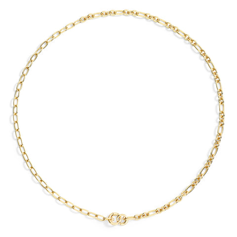 DoDo - Collana Maglie Apribli argento dorato