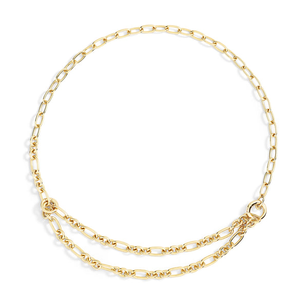 DoDo - Collana Maglie Apribli argento dorato