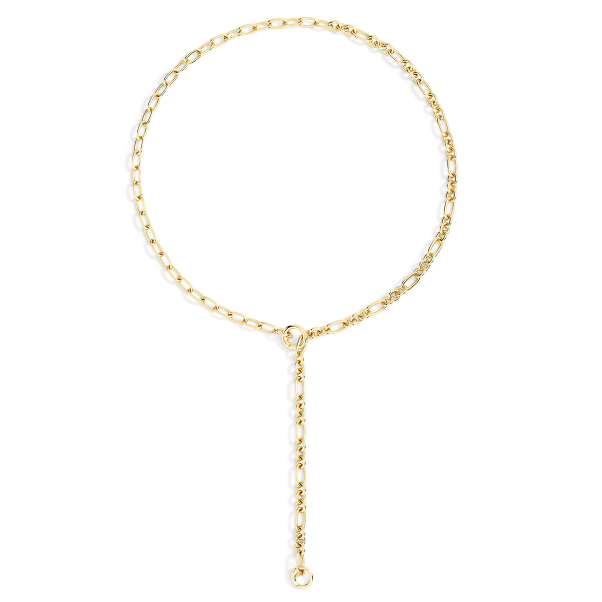 DoDo - Collana Maglie Apribli argento dorato
