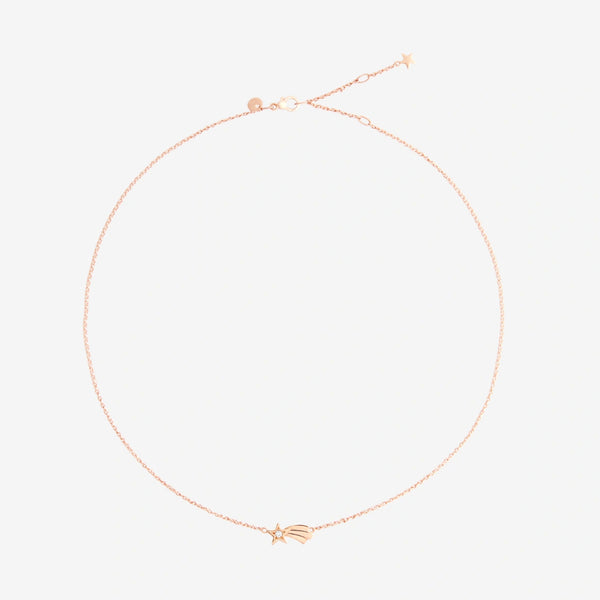 DoDo - Collana stella cometa oro rosa & diamante