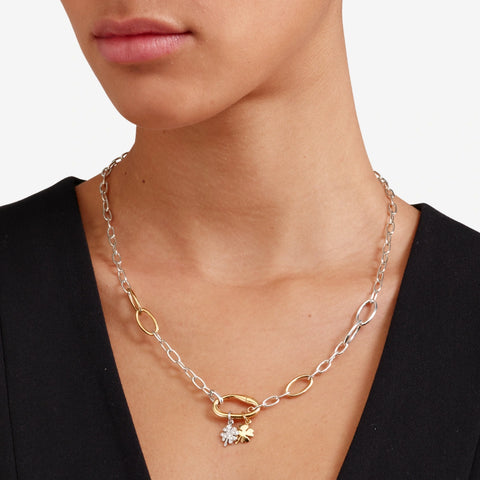 DoDo - Collana essentials argento & argento dorato