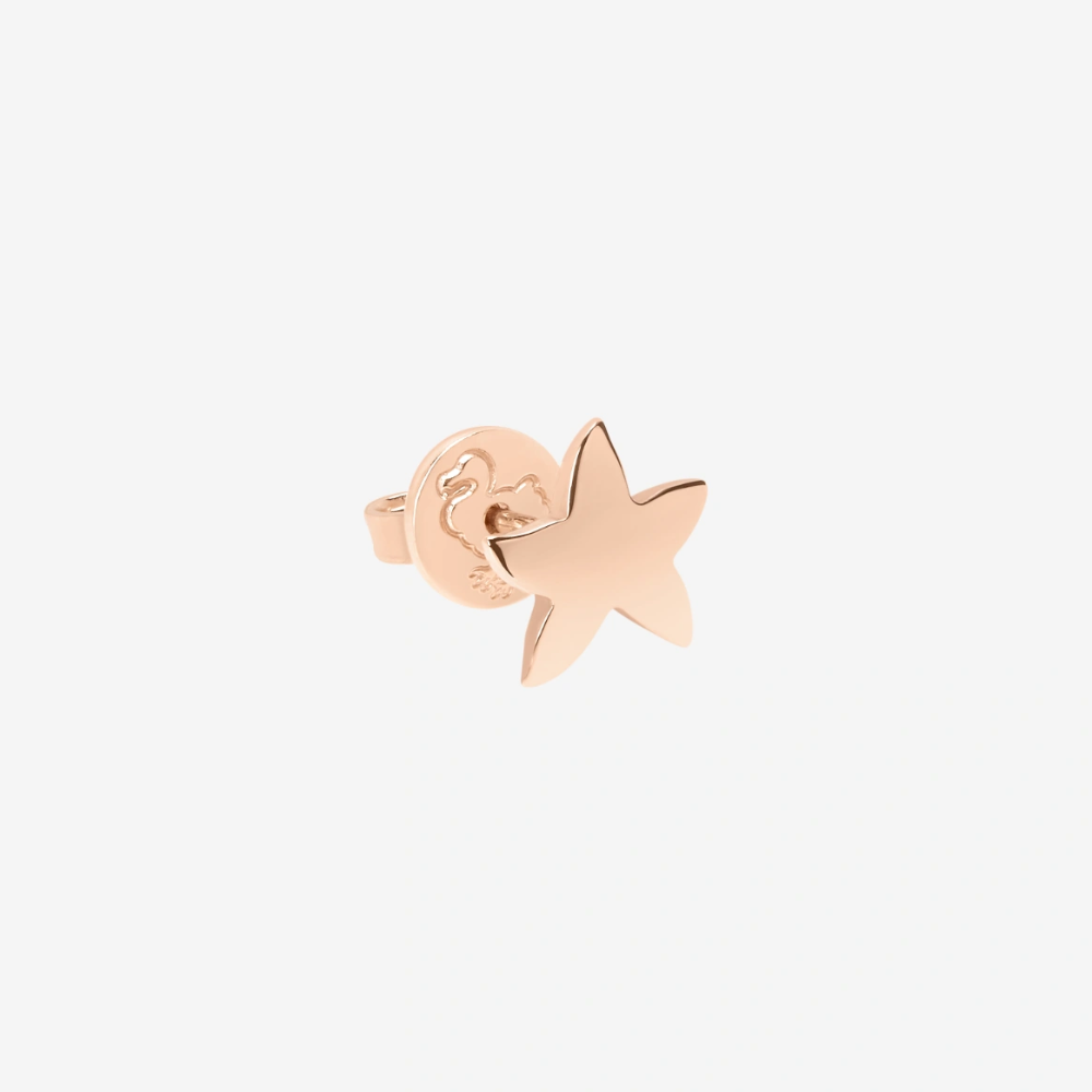 DoDo - Orecchino Stellina Oro Rosa 9K