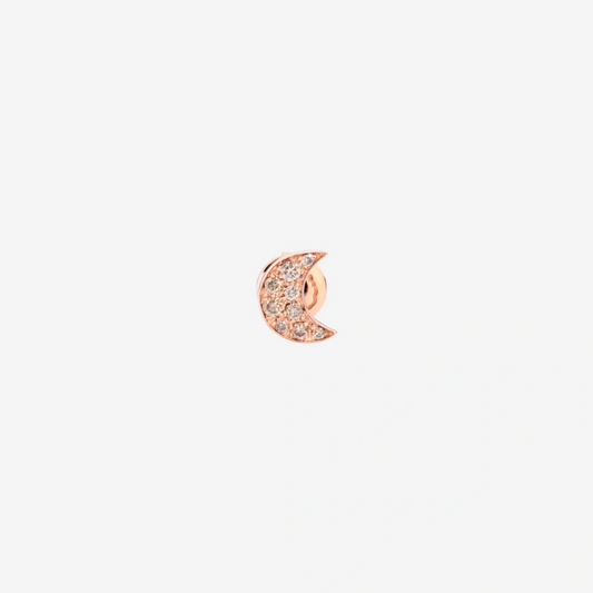 DoDo - Orecchino Stud Luna Prezioso
