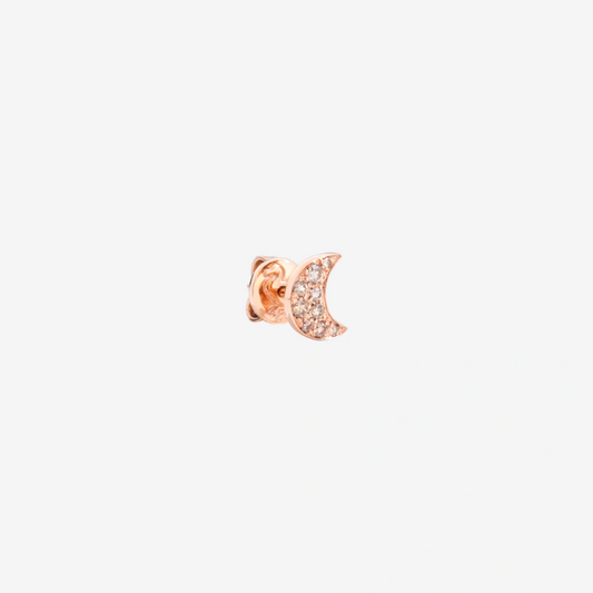 DoDo - Orecchino Stud Luna Prezioso