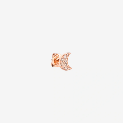 DoDo - Orecchino Stud Luna Prezioso